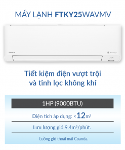 Chức năng Máy lạnh Daikin Inverter 1HP FTKY25WAVMV